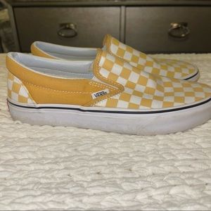Vans checkered slip on pro